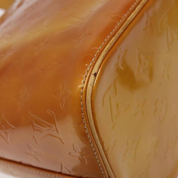 LOUIS VUITTON Monogram Vernis Houston Hand Bag Beige M91004 - Picture 16 of 16